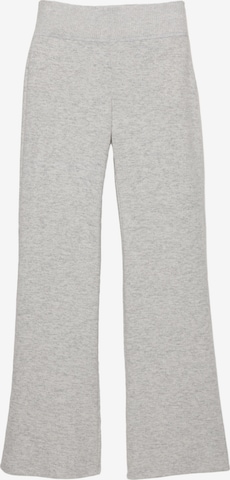 Pull&BearFlared/zvonoliki kroj Hlače - siva boja: prednji dio