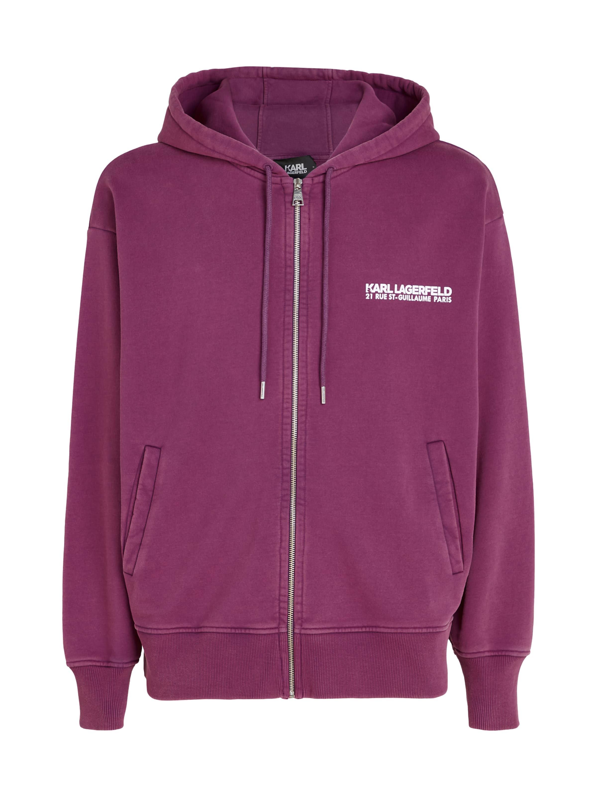 Karl Lagerfeld Μπλούζα φούτερ σε ροζ: μπροστά