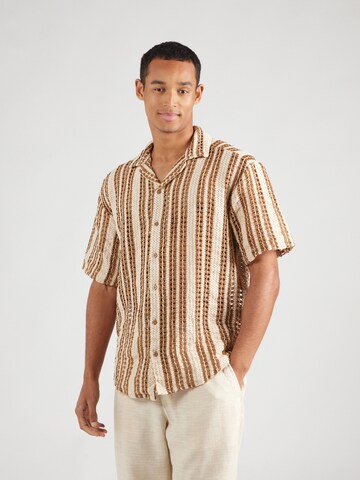 Only & Sons Regular fit Button Up Shirt 'ONSDANI' in White: front