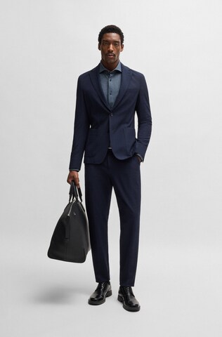 BOSS Comfort Fit Hemd 'Hal' in Blau