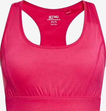 myMo ATHLSR Bustier Sport-BH in Pink: predná strana