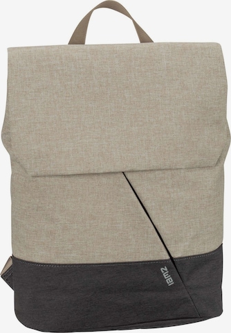 ZWEI Backpack in Beige: front