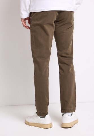 Street One MEN Regular Chino Pants in Brown