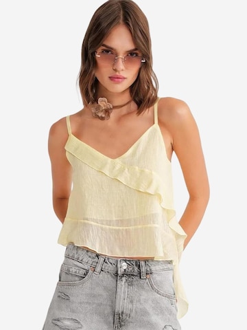 Haut 'Tanktops & Camis' MixRay en jaune : devant