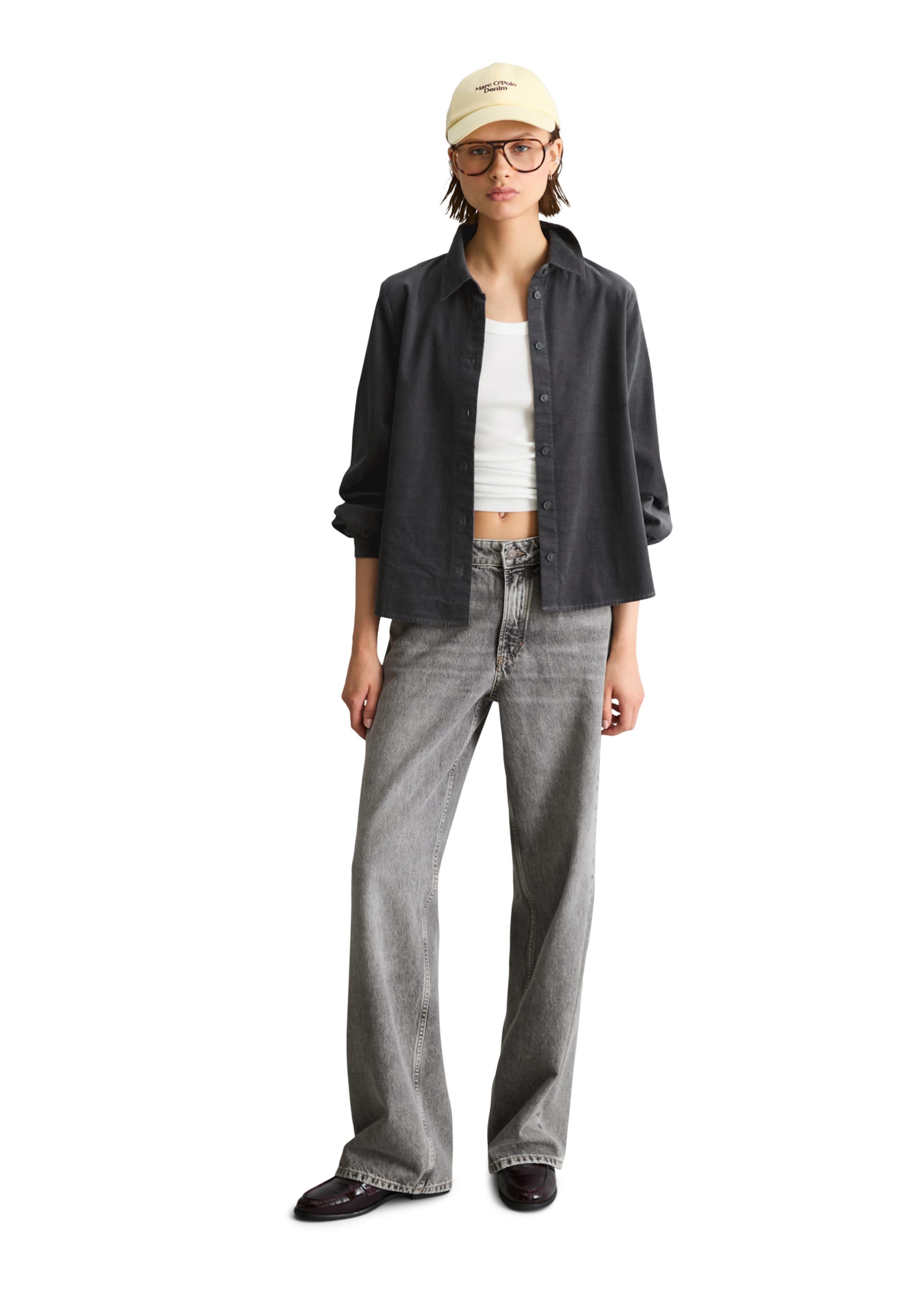 Marc O'Polo DENIM Blouse in Grey