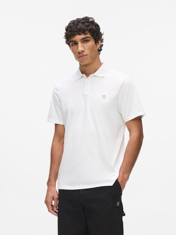 Karl Lagerfeld Shirt 'IKON' in Wit: voorkant