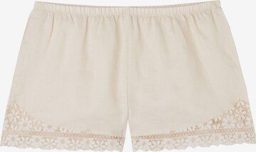 INTIMISSIMI Pajama Pants 'Romance Yourself' in White: front