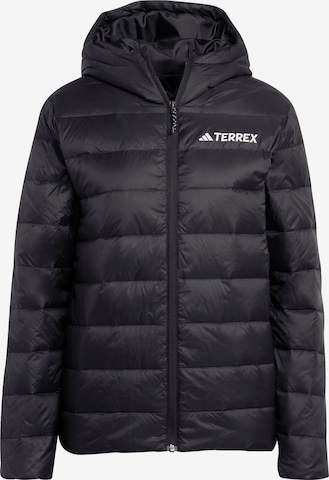 ADIDAS TERREX Outdoorjacke 'ESS' in Schwarz: Vorderseite