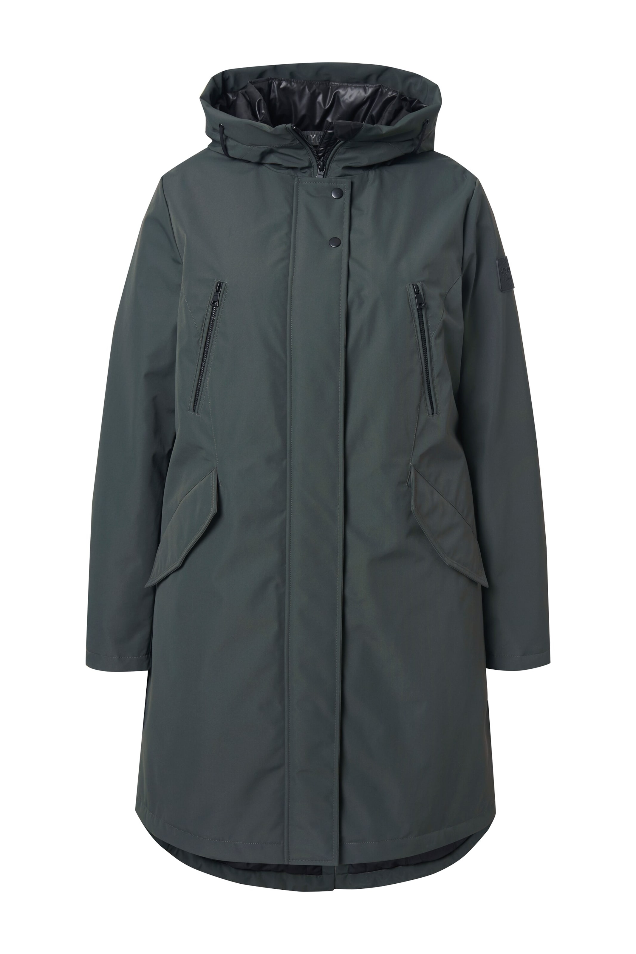 Ulla Popken Mantel in khaki, Produktansicht