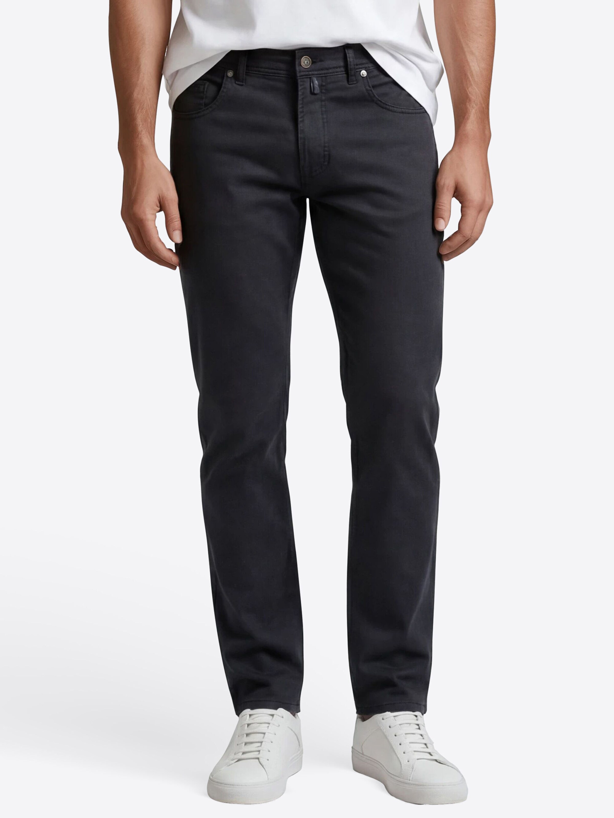 Regular Pantalon 'Laval' PIERRE CARDIN en bleu : devant