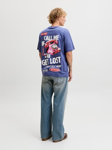 JACK & JONES Футболка 'JORRANDOM' в Лиловый