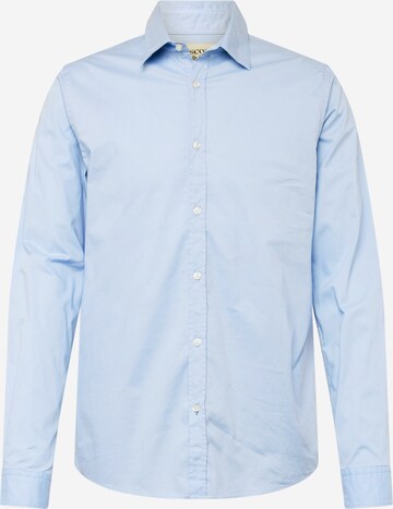 Slim fit Camicia 'Essential' di SCOTCH & SODA in blu: frontale