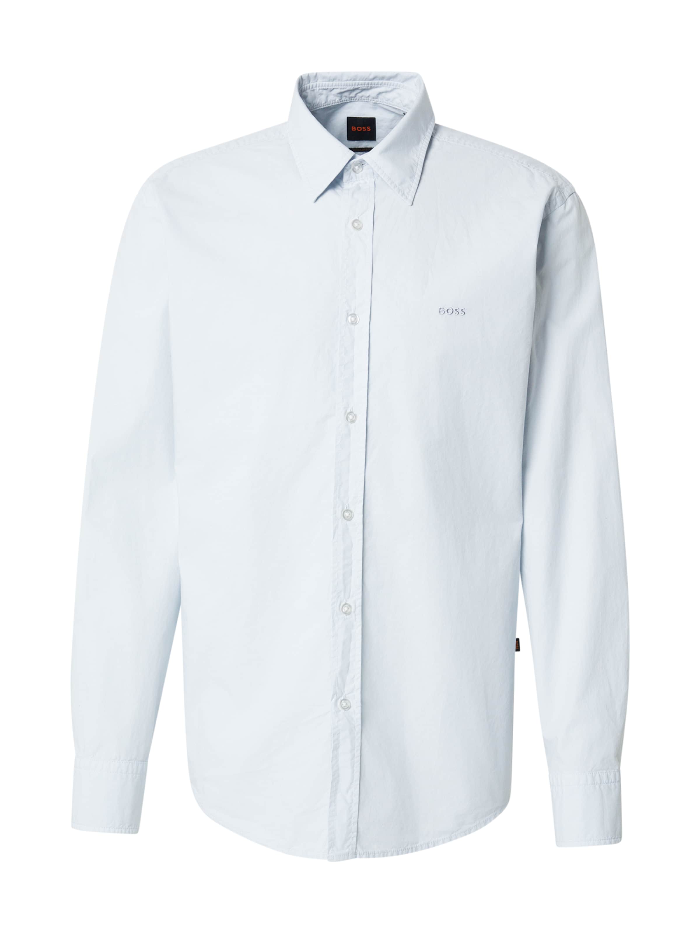 BOSS Button Up Shirt 'Relegant_6' in Grey: front