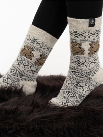 HomeOfSocks Socken 'HOSTeddy' in Beige