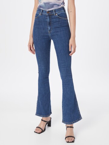 Dr. Denim Flared Jeans 'Moxy' in Blauw: voorkant