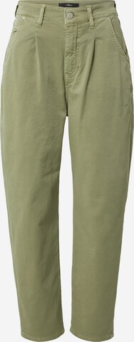 Mavi Pleat-Front Pants ' LAURA ' in Green: front