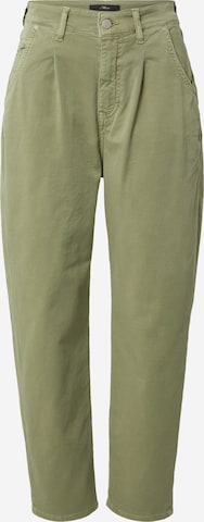 Mavi Loose fit Pleat-Front Pants ' LAURA ' in Green: front