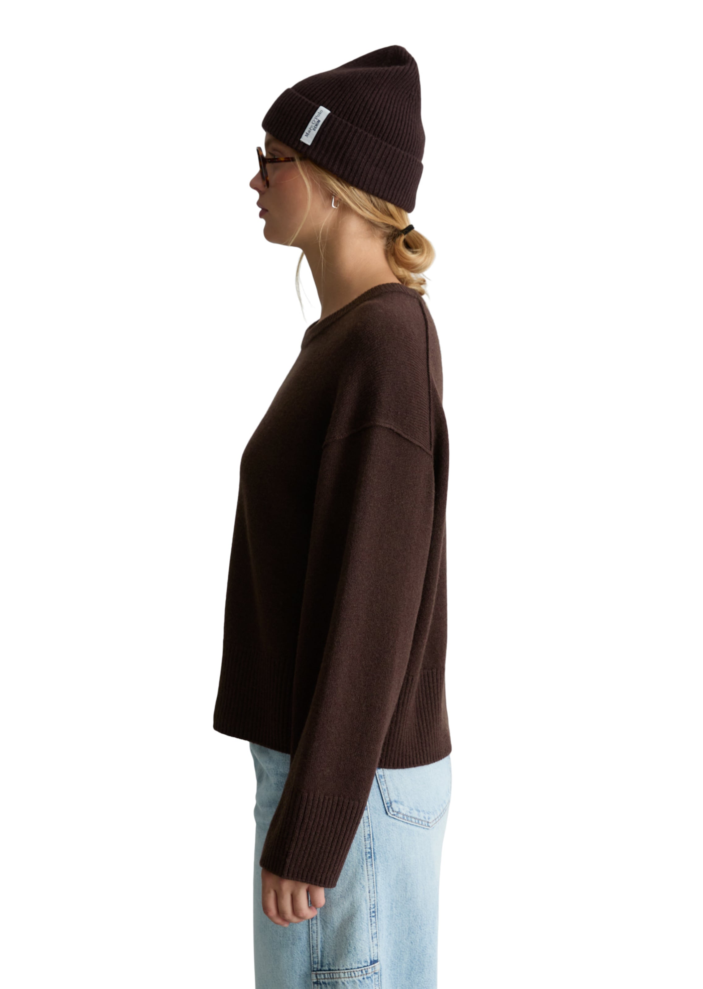 Pull-over Marc O'Polo DENIM en marron