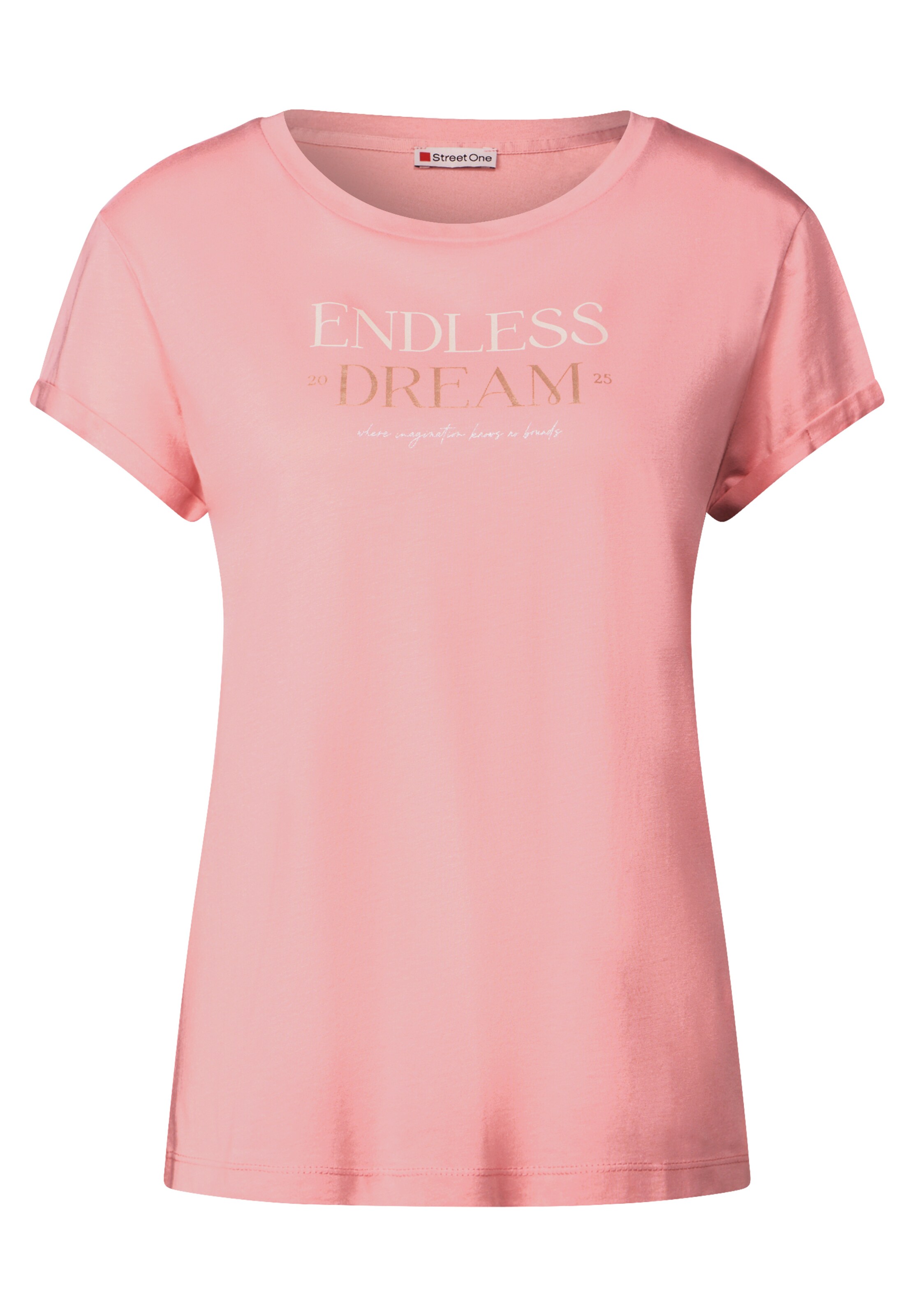 STREET ONE Shirt in Pink: front