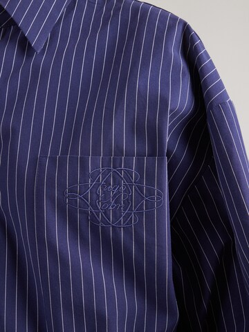 HUGO Blouse 'Extra' in Blauw