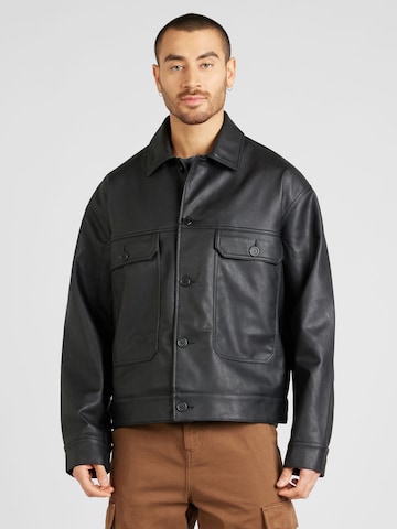TOPMANPrijelazna jakna - crna boja: prednji dio