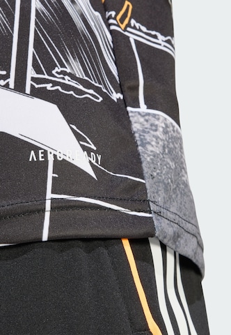 Maglia funzionale 'All Blacks Marvel Captains' di ADIDAS PERFORMANCE in nero