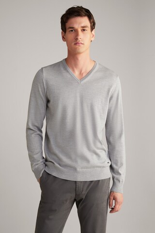JOOP! Sweater 'Damien' in Grey: front