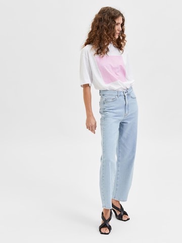 SELECTED FEMME Loosefit Jeans 'Kati' in Blauw