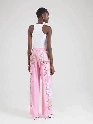 Versace Jeans Couture Zvonové kalhoty Kalhoty – fialová