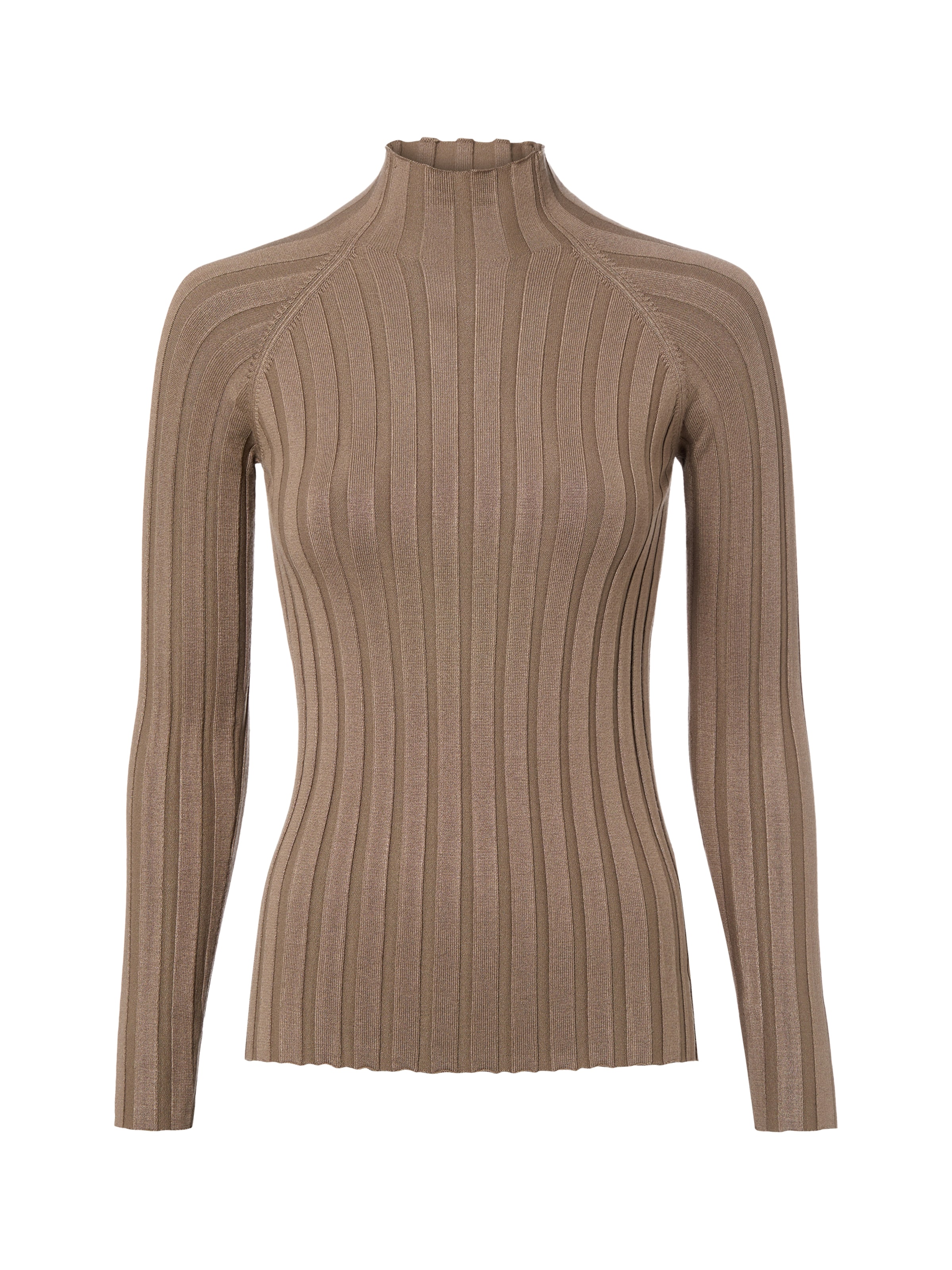 Pull-over Marie Lund en marron : devant