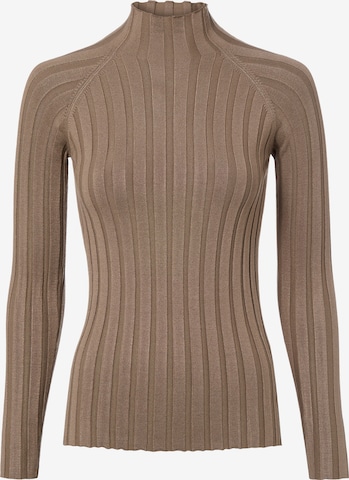 Pull-over Marie Lund en marron : devant