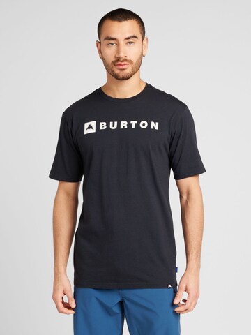 BURTON - Camiseta funcional en negro: frente