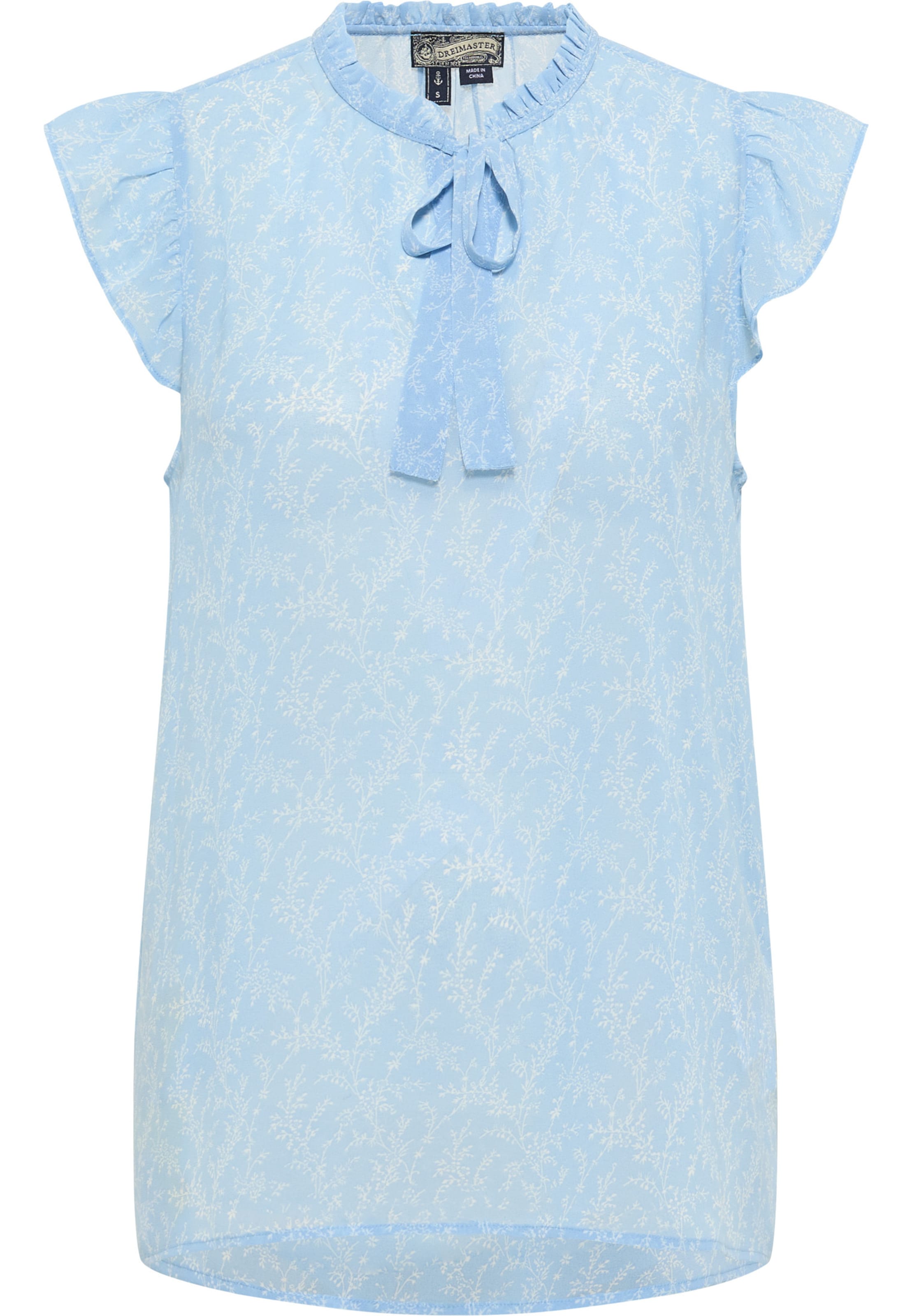 DreiMaster Vintage Bluse i blå: forside