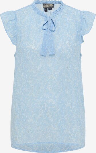DreiMaster Vintage Bluse i marineblå / hvit, Produktvisning