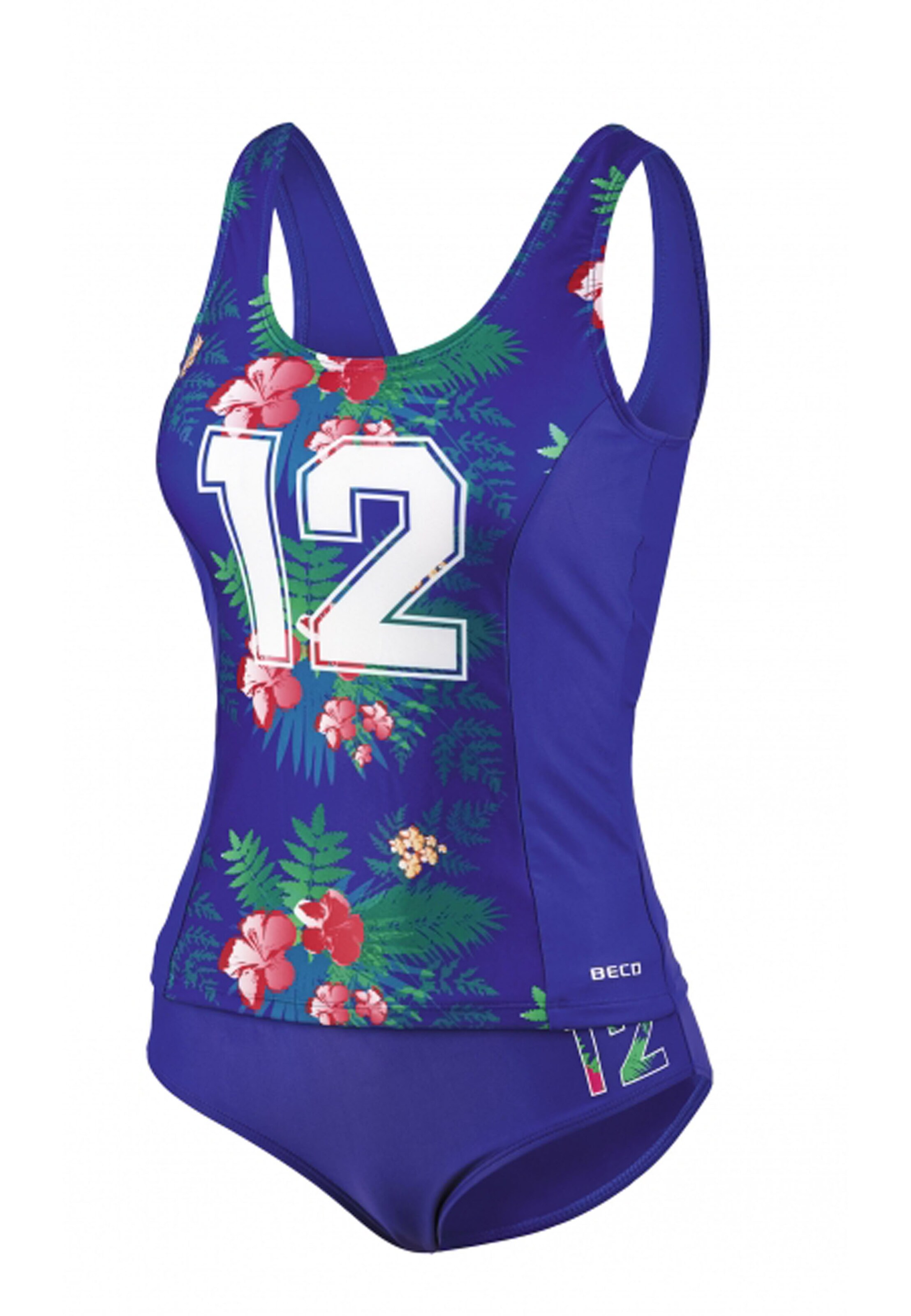 BECO the world of aquasports Bustier Tankini in Blau