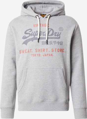 Superdry Collegepaita 'Heritage' värissä harmaa: etupuoli