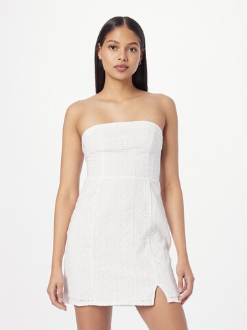 HOLLISTER Summer dress in White: front