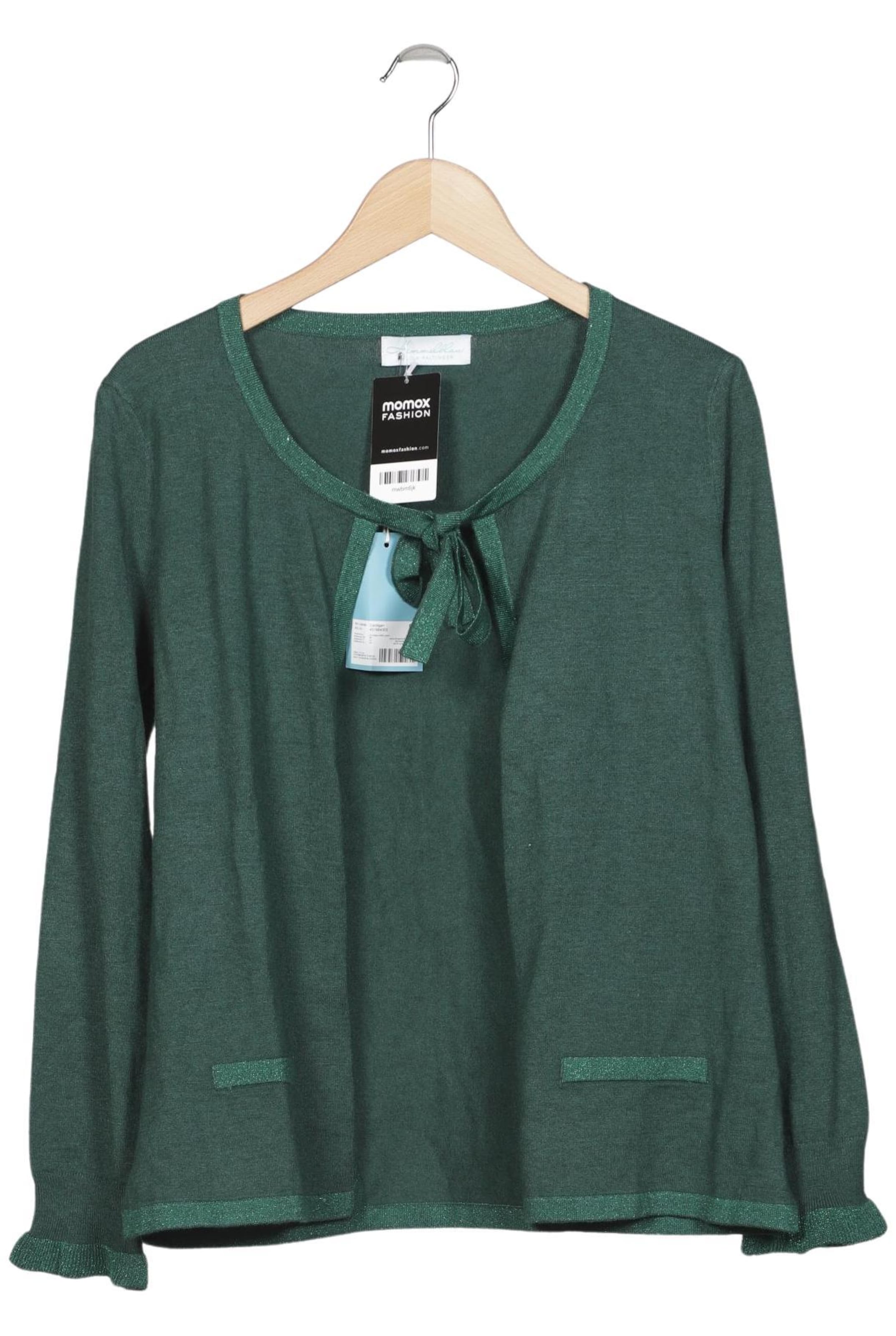 Himmelblau by Lola Paltinger Strickjacke M in Grün: Vorderseite