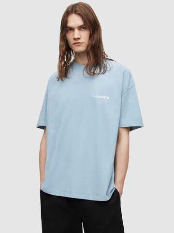 AllSaints Shirt 'Underground' in Blauw: voorkant