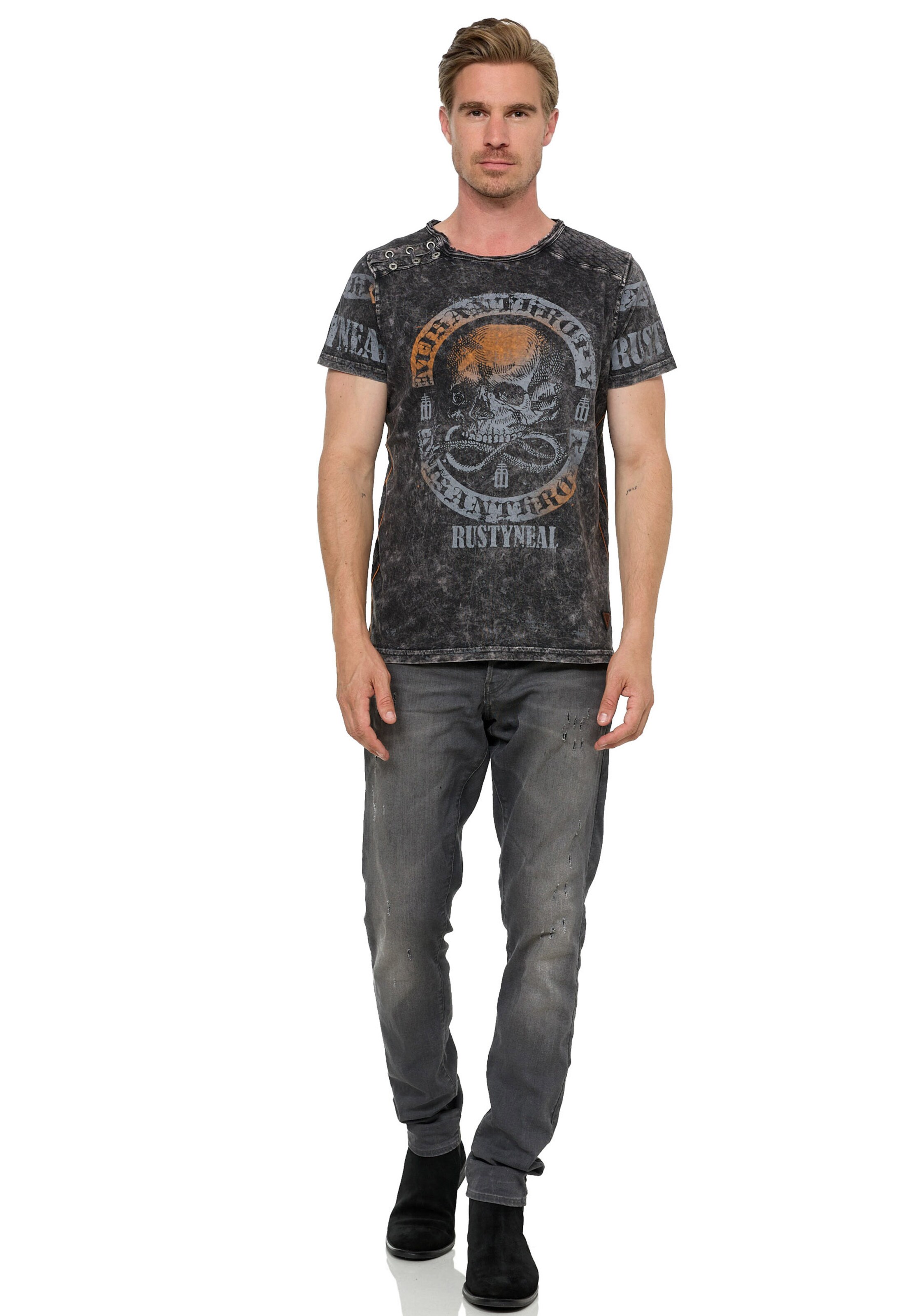 Rusty Neal Shirt in Grijs