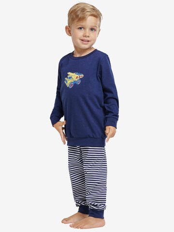 SCHIESSER Pajamas in Blue: front