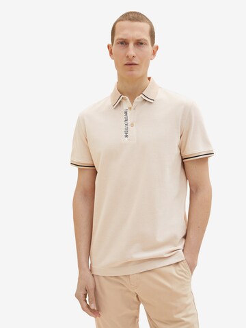 T-Shirt TOM TAILOR en marron : devant