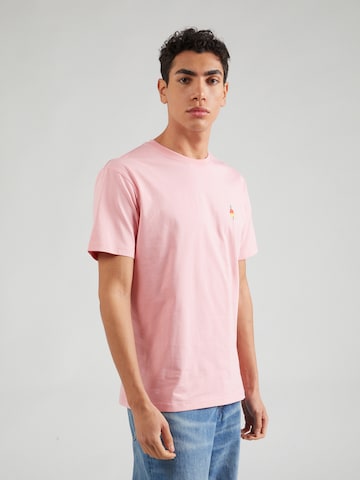 Iriedaily Μπλουζάκι 'Flutscher' σε ροζ: μπροστά