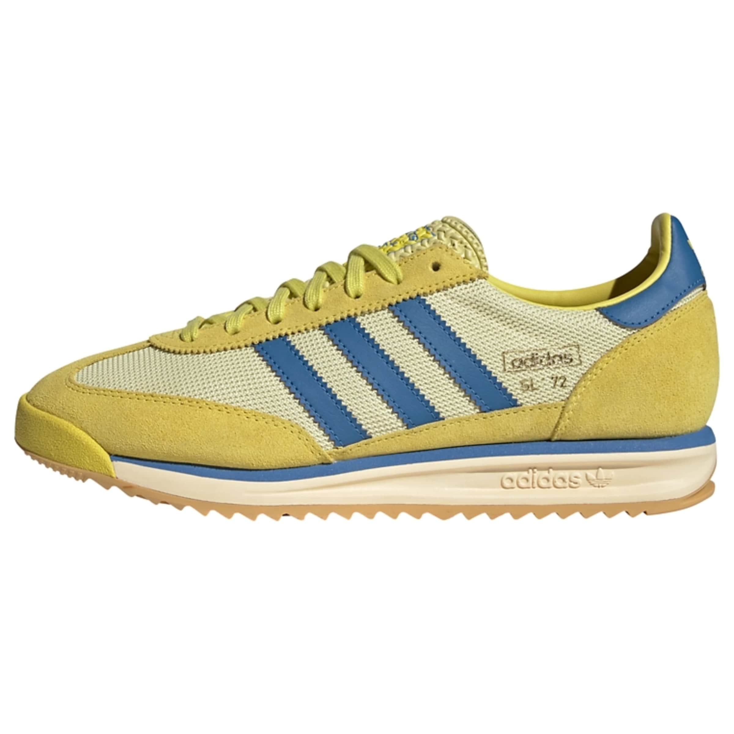 Baskets basses 'SL 72 RS' ADIDAS ORIGINALS en jaune : devant