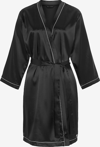 BRUNO BANANI Dressing Gown in Black: front