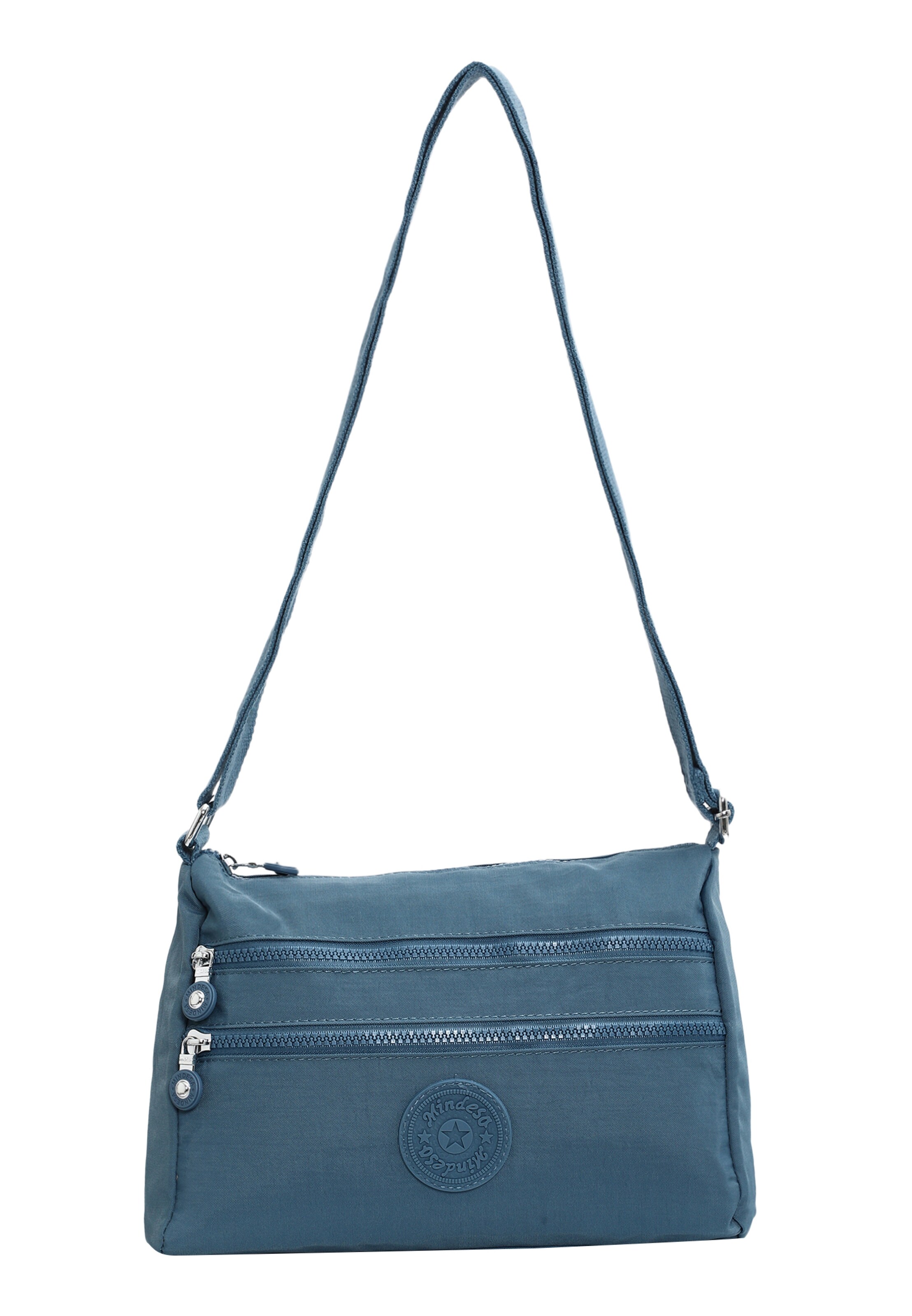 Mindesa - Mala de ombro em azul: frente