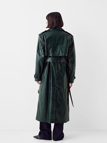 Bershka Between-seasons coat in Green