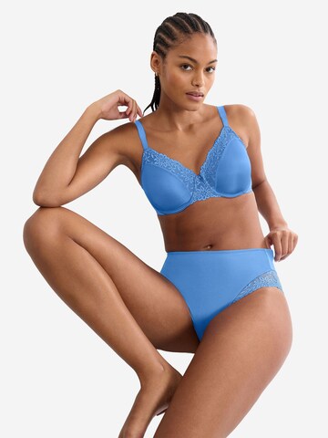 TRIUMPH Minimiser Bra ' Red Label Ladyform Soft ' in Blue