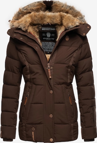 MARIKOO Winterjacke 'Nekoo' in Braun