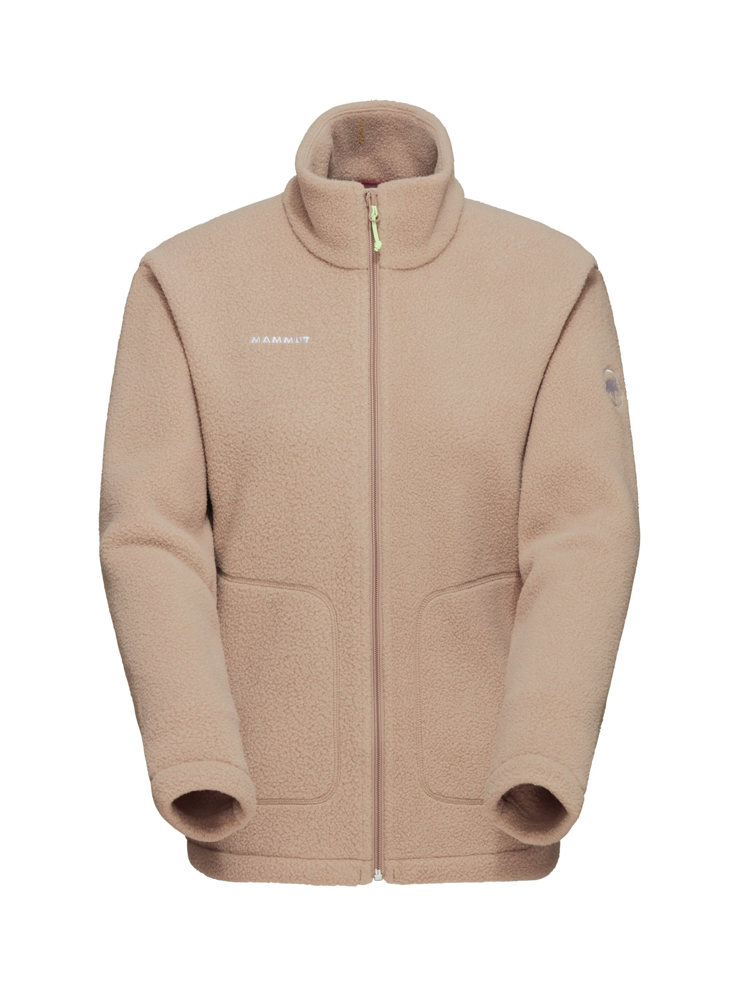 MAMMUT Funktionsfleecejacke 'Falera' in Beige: Vorderseite